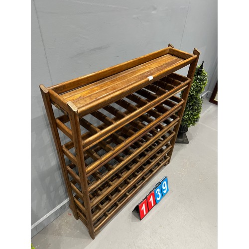 1139 - Vintage French wine rack