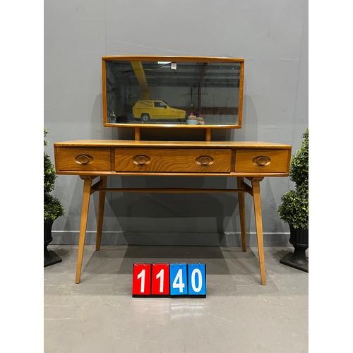 1140 - Ercol blonde dressing table rare model