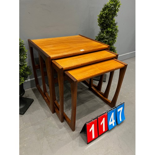 1147 - G-plan quadrille nest of tables