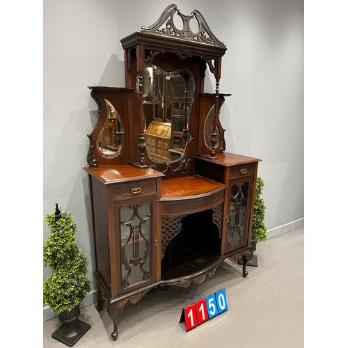 1150 - Victorian mahogany empire cabinet