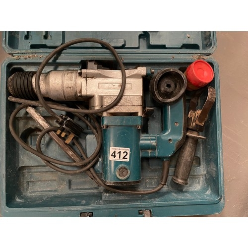 412 - Cased bosch drill + 1 other drill