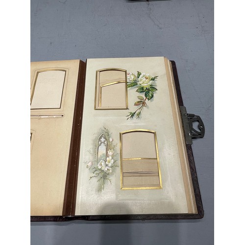 2 - 2 Victorian photo albums, one is musical