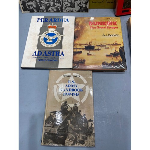 57 - Box German war books/anti-aircraft books etc