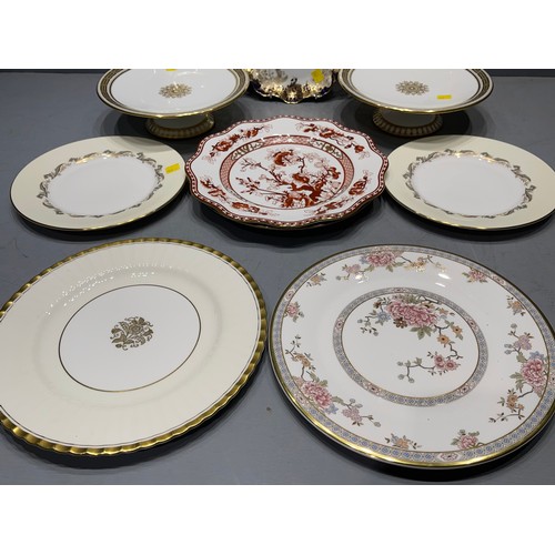 84 - Quantity cabinet/dresser plates/comports doulton, minton etc