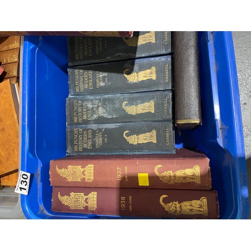 130 - 2 Boxes punch & Charles dickens books