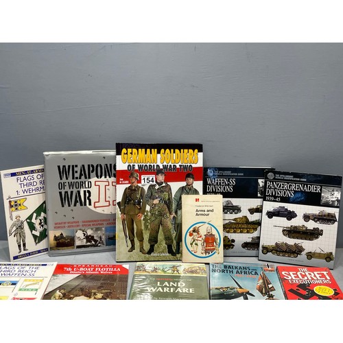 154 - Box books WW2 etc