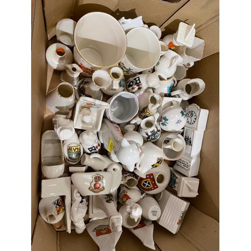 155 - Box crested china