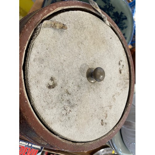 162 - Stoneware pot with lid F.P rington reay & cold bardon mill