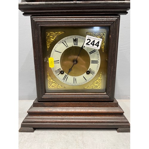 244 - Victorian ansonia mantle clock no key