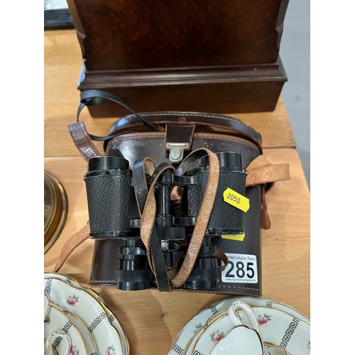 285 - 2 Pair binoculars one in case