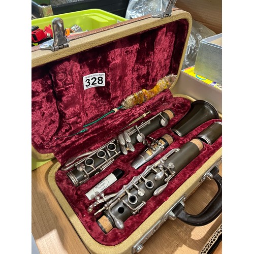 328 - Clarinet in case case