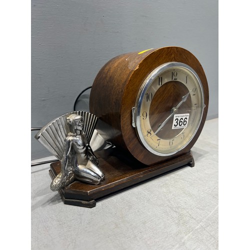 366 - Deco electric mantle clock