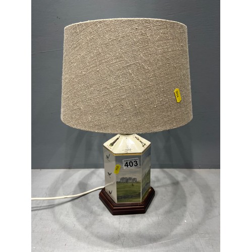 403 - Golfing lamp