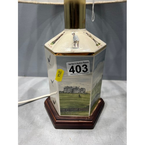 403 - Golfing lamp