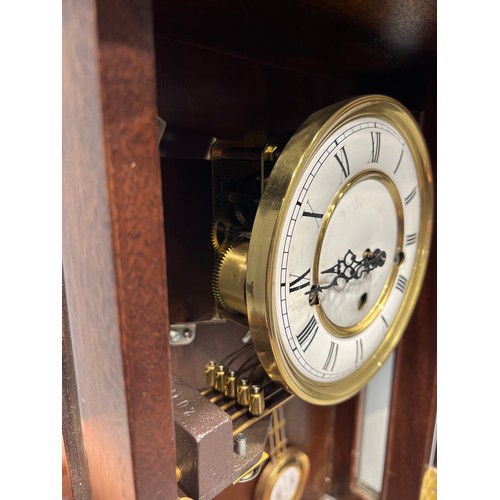 407 - Inlaid wall clock