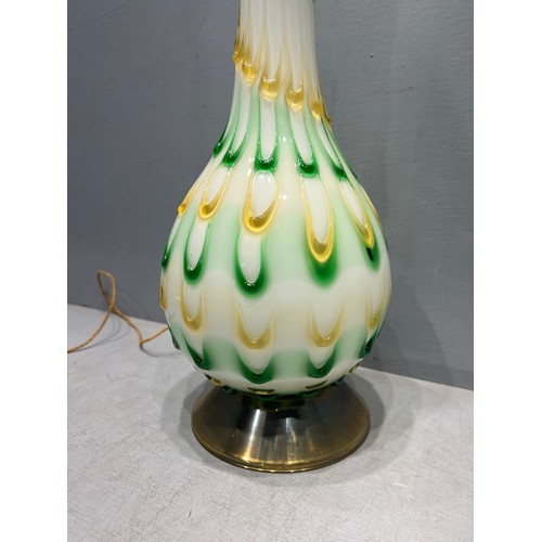 409 - 1930/40's glass lamp base