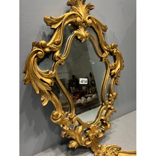 414 - 2 Gilt frame mirrors