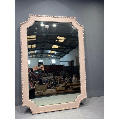 417 - Large painted mirror