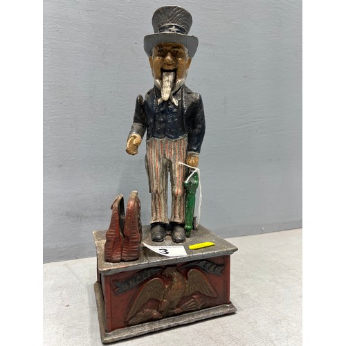 3 - Uncle Sam money bank inc money