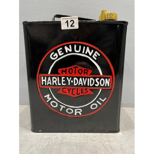 12 - Harley Davidson petrol can