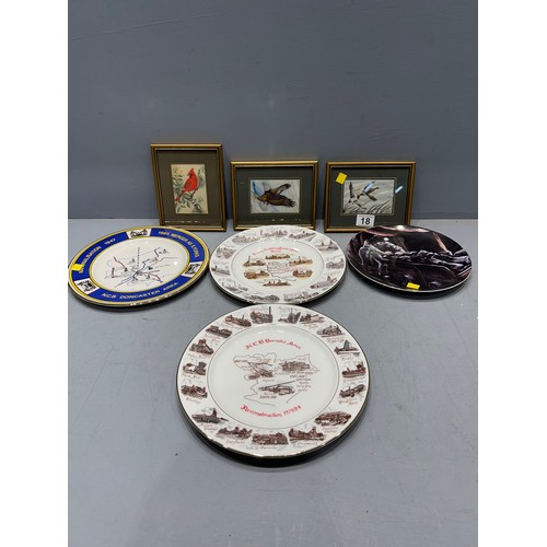 18 - Cash silk pictures + miners plates