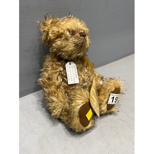 19 - Cotswold bear with signed certificate