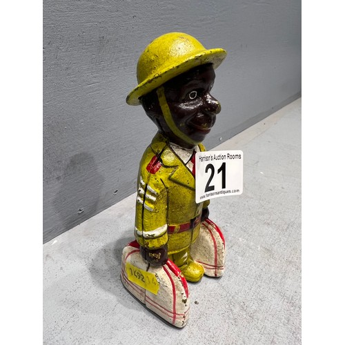 21 - Soldier money box inc money