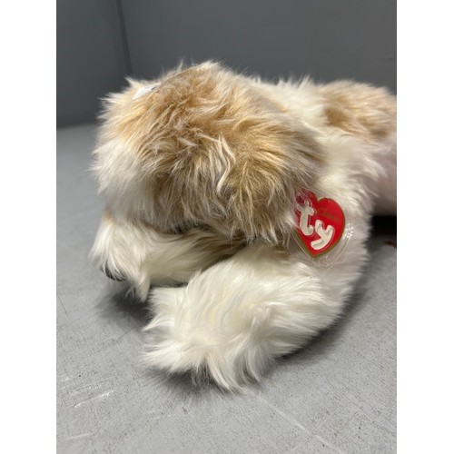 97 - Mohair bear by kelsey cunningham limited edition 30130 + ty dog