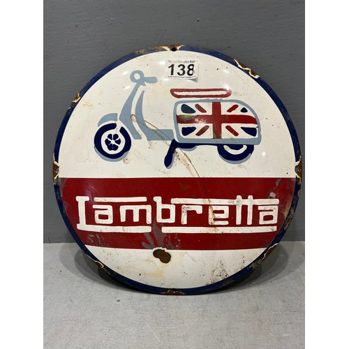 138 - Lambretta sign