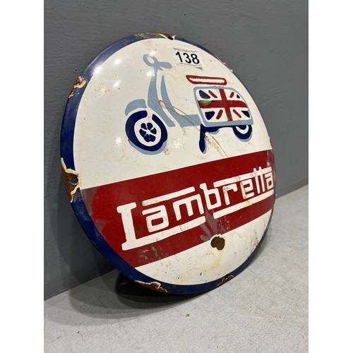 138 - Lambretta sign