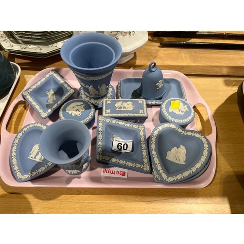 60 - Quantity blue Wedgwood