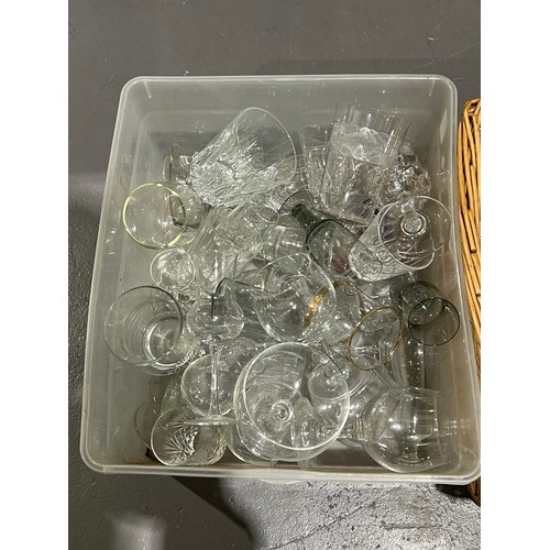 195 - 3 Box's of glass ware