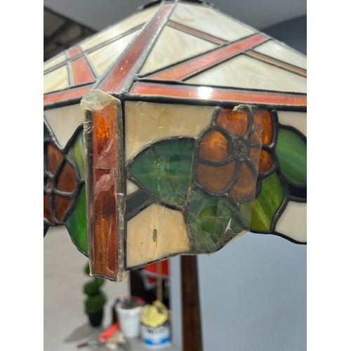 299 - Tiffany standard lamp & shade