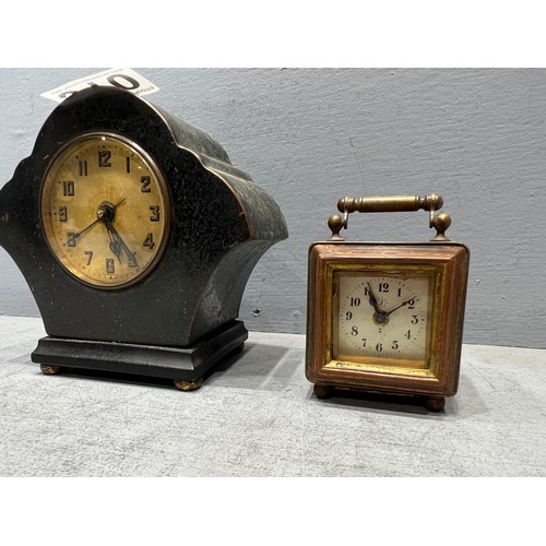 310 - 2 Vintage clocks