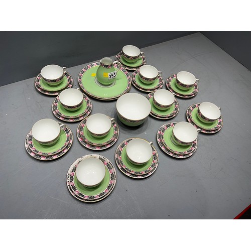 353 - Royal Worcester 12 piece tea set