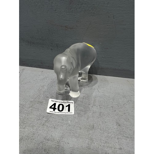 401 - Lalique baby elephant