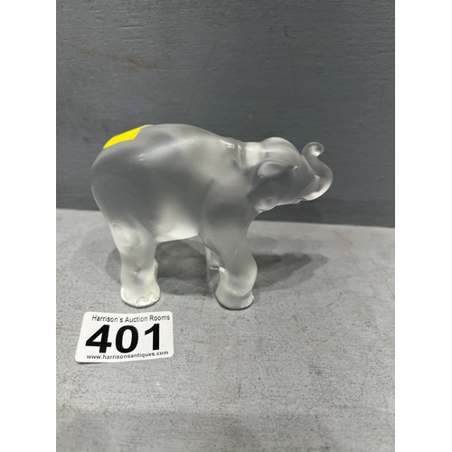 401 - Lalique baby elephant