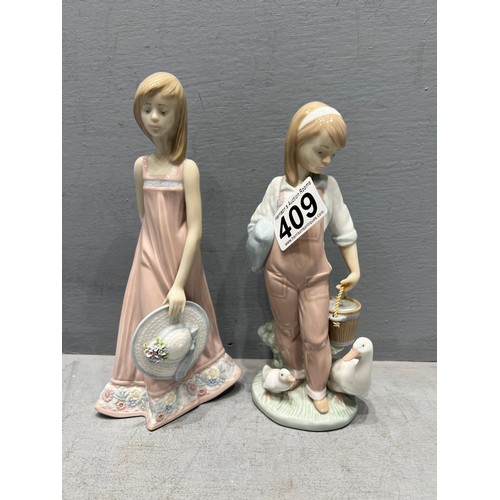 409 - 2 Lladro figurines