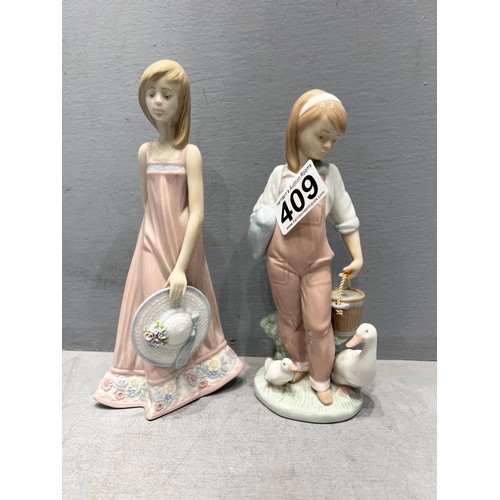 409 - 2 Lladro figurines