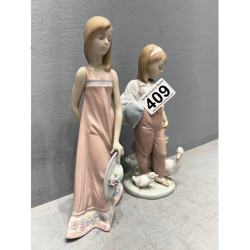 409 - 2 Lladro figurines