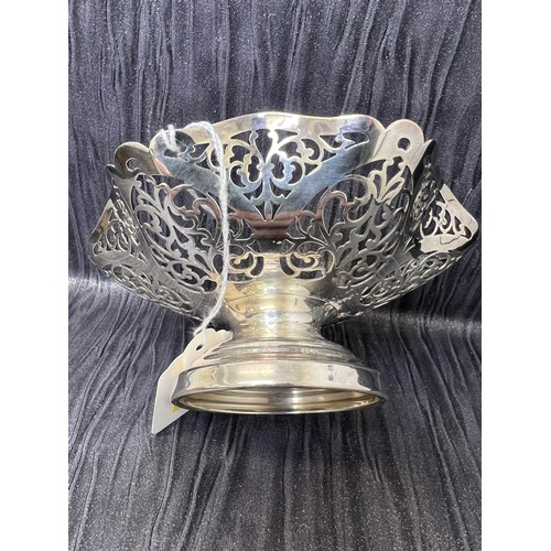 315R - Silver filigree bowl 117g