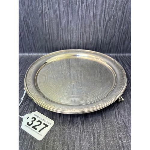 327 - Silver tray 284g