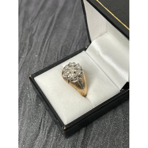 427 - Seven stone gents diamond ring 11.6g total size Q/R
14ct over 1ct diamonds