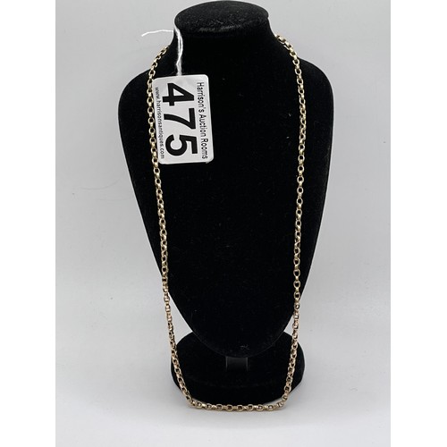 475 - 9ct Gold chain 18