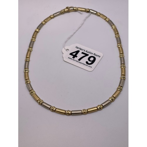 479 - 14ct Gold necklace 18