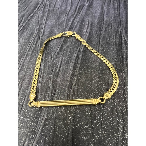 459 - 18ct Gold bracelet 6.2g