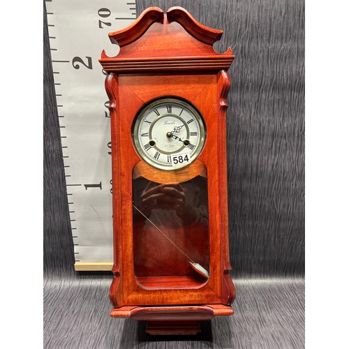 Lincoln 31 day wall clock with pendulum