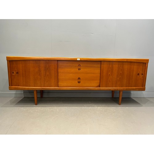 2 - Danish teak sideboard by H.W Klein for bramin 89