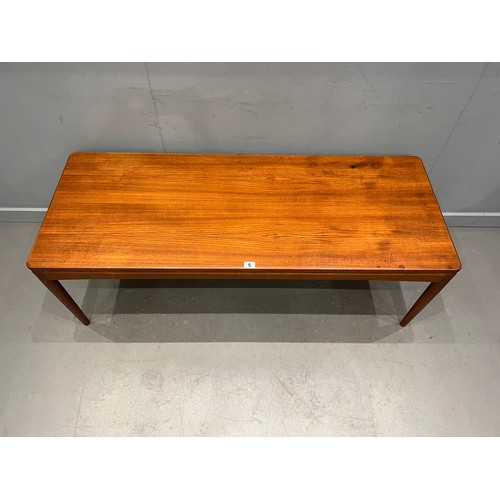 5 - Mid Century teak long john coffee table by Christian Linneberg
59