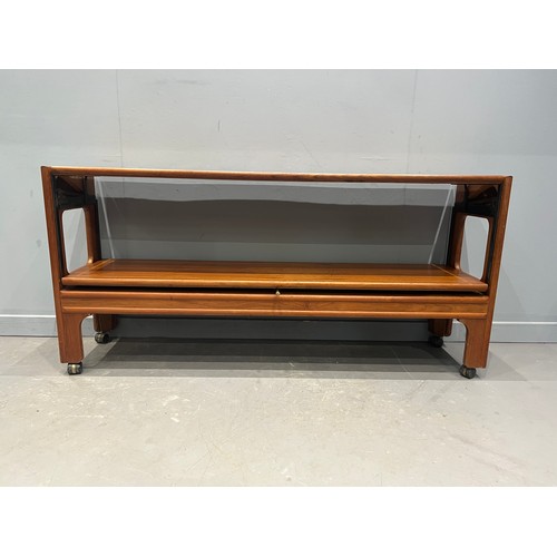 17 - Mid Century teak Dumb waiter